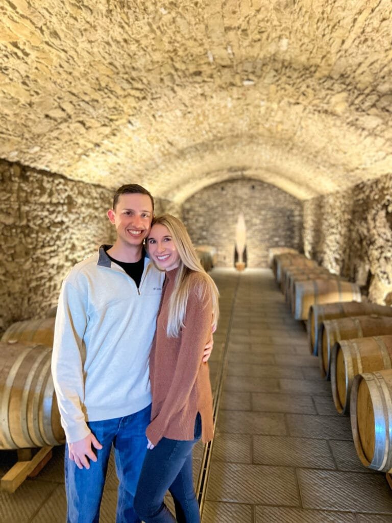 Wine tour of the cellar at Castello di Albola in Radda in Chianti