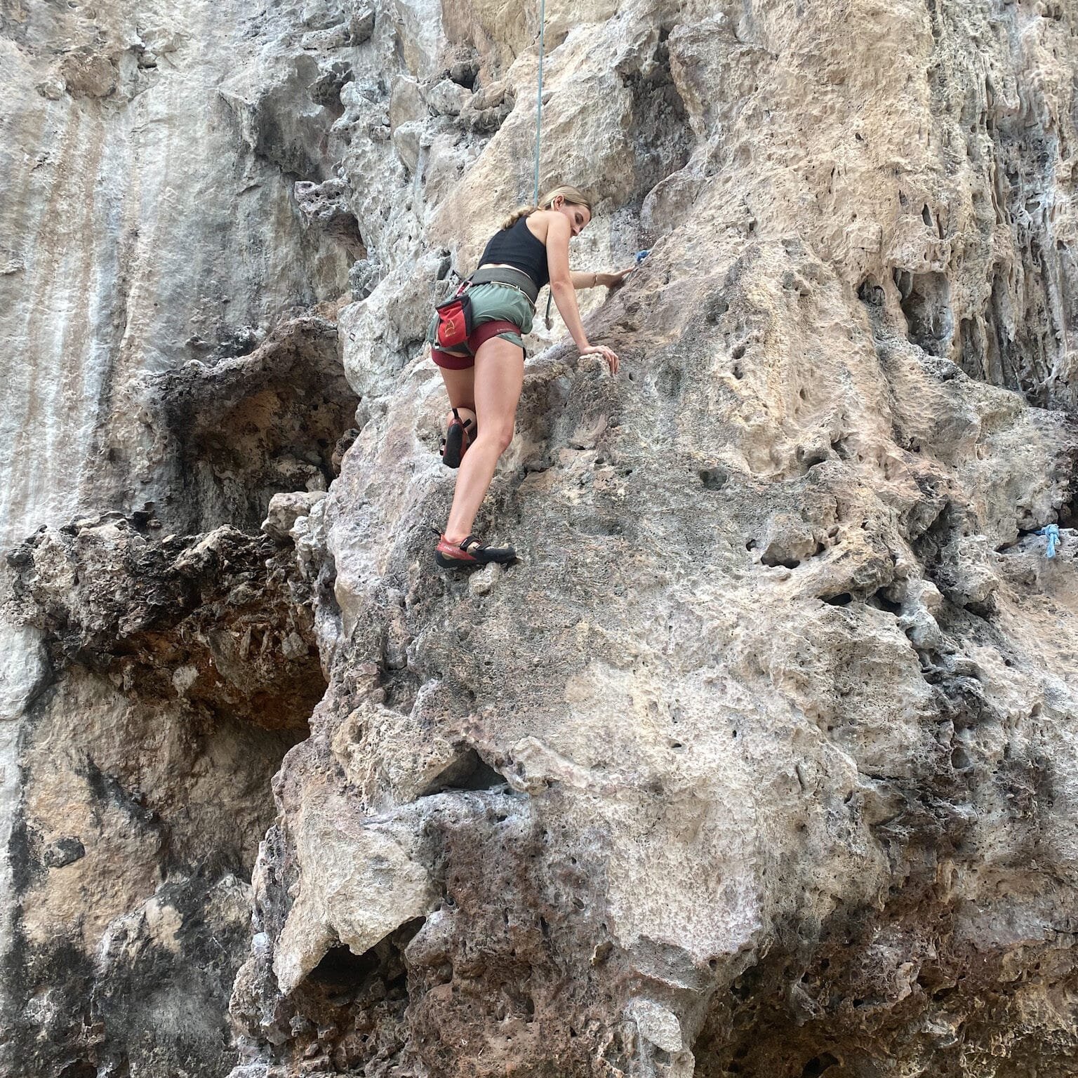 Rock climbing in Railay Beach was one of my favorite things I did during my two weeks in Thailand